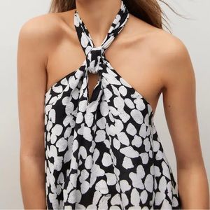 Mango Printer Halter Dress • Like-new!